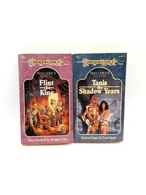 Dragonlance Preludes II trilogy Vol 2 &3 Lot of 2 Fantasy Paperback Books
